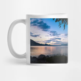 Colorful Summer Sunset View of Okanagan Lake Mug